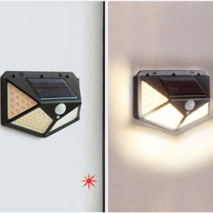 Foco Lampara Exterior Farol Solar 100 Led Sensor 5 Unidades: imagen 6