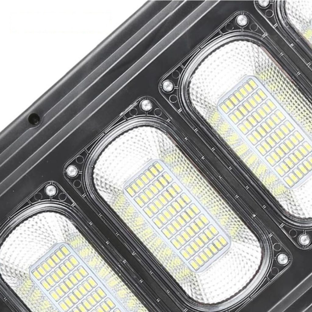 Farol Solar Led Reflector Sensor Control Remoto +brazo Metal