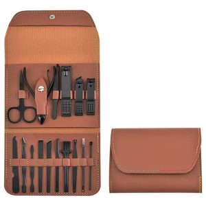 Set De Manicura Pedicura Estuche De 16 Piezas