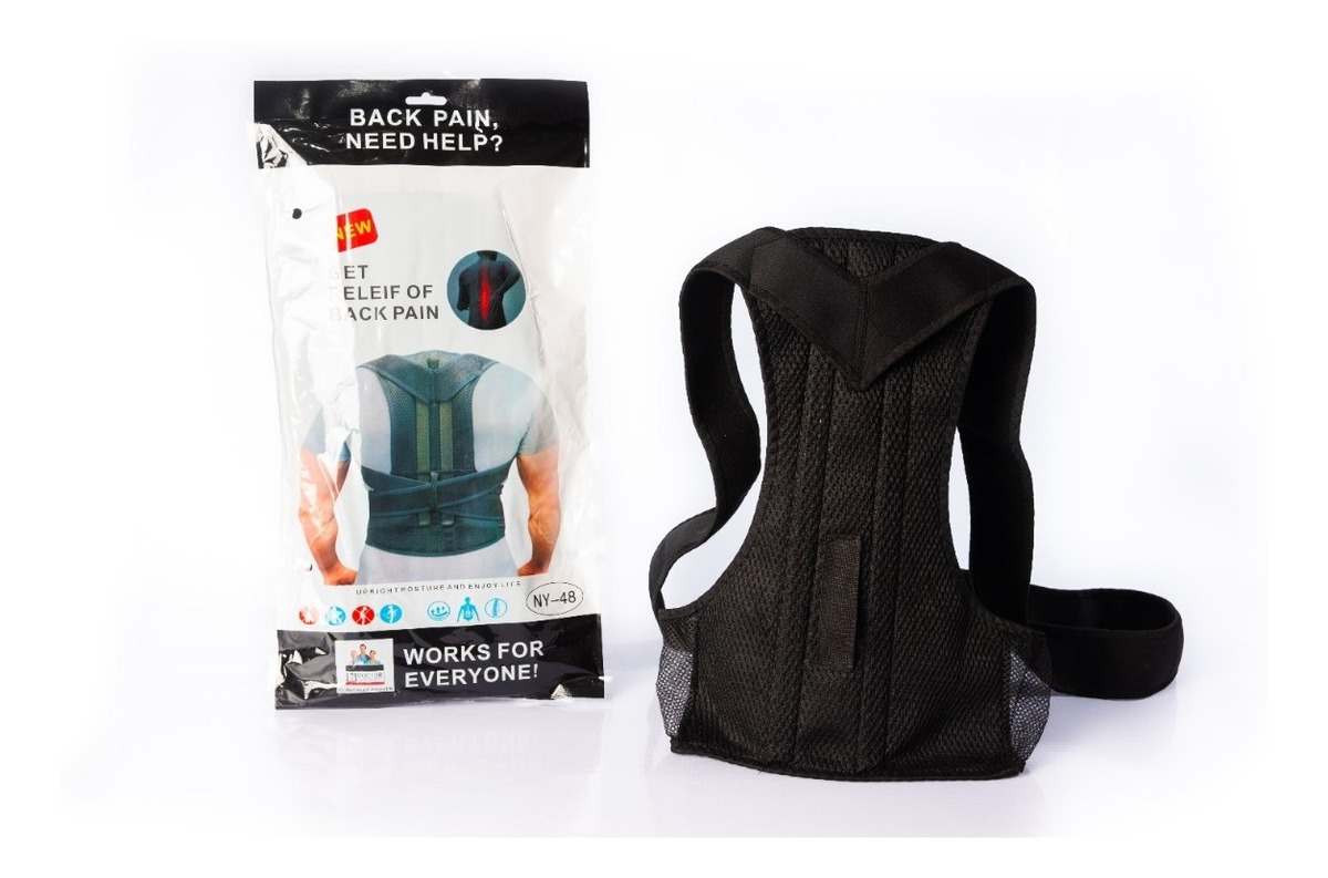 Faja Corrector De Postura Lumbar Ortopédica Trabajo Espalda