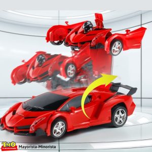 Transformer Auto Robot Con Luz Y Sonido A Control Remoto: imagen 6