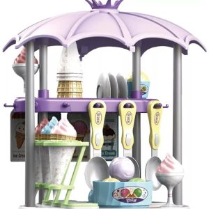 Valija Infantil Venta Helado Carro Accesorios 4 En 1 Calidad Violeta: imagen 3