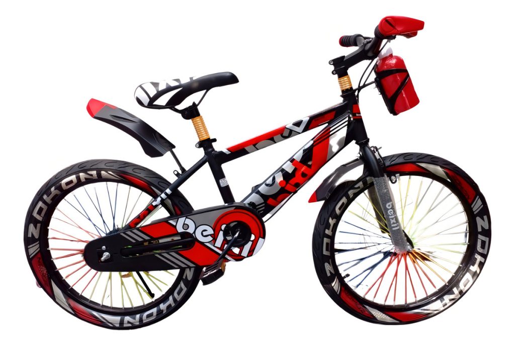 Bicicleta mountain bike infantil Beixil Montaña R20 color negro/rojo/blanco