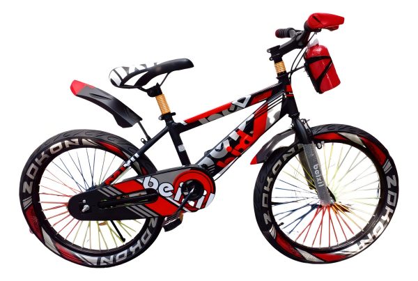 Bicicleta Mountain Bike Infantil Beixil Montaña R20 Color Negro/rojo/blanco