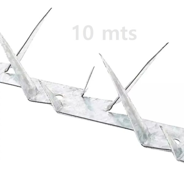 Pinchos De Seguridad Acero Galvanizado X10 Mts