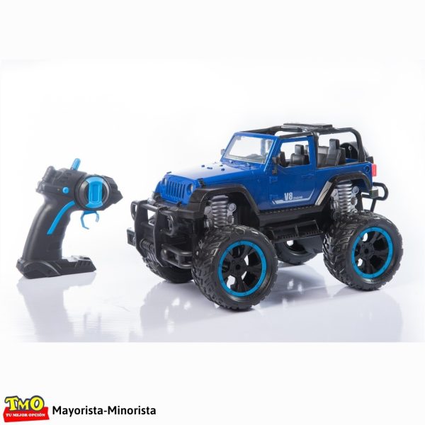 Auto A Bateria Jeep Todo Terreno 4x4 Control Remoto Y Luz