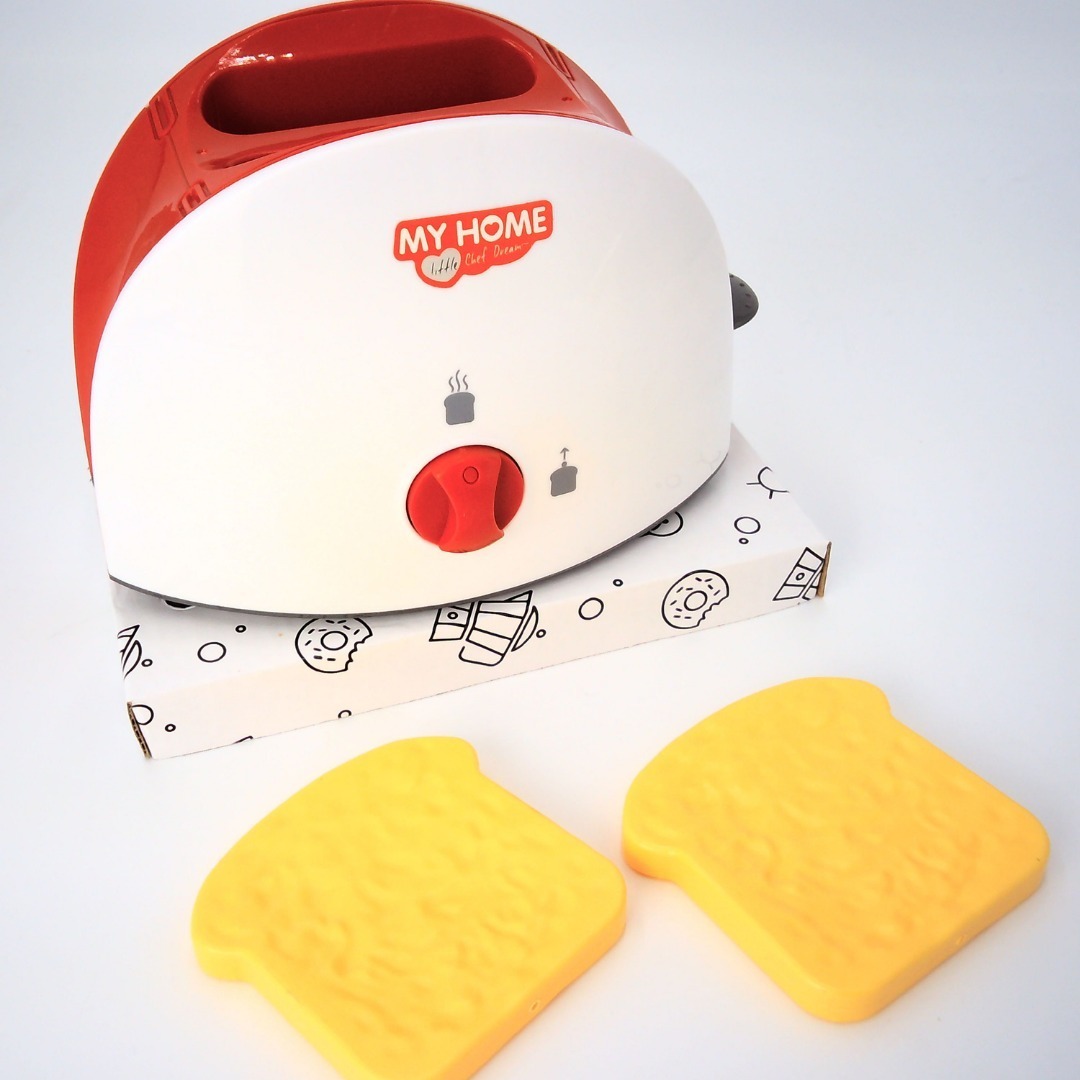 Tostadora De Juguete Utensilios Para Niños Con Luz Y Sonido: imagen 5