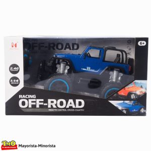 Auto A Bateria Jeep Todo Terreno 4x4 Control Remoto Y Luz: imagen 4