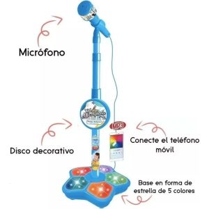 Microfono Karaoke Musical Para Niños Luces Infantil: imagen 5
