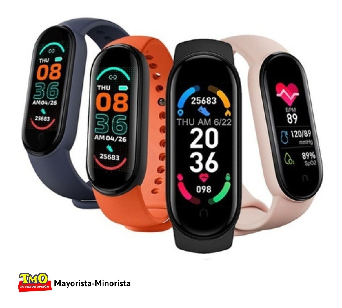 Reloj Smartwatch M6 Pulsera Digital Fitness - Imagen 8