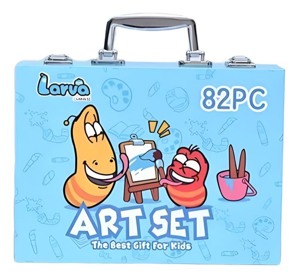 Set De Arte Maleta 82 Pcs Crayolas Marcadores Pintura