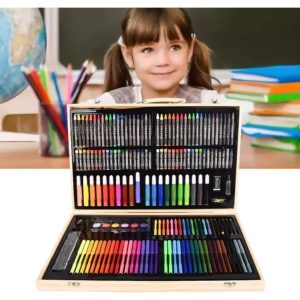 Juego De Arte Madera Estuche Colores 180 Piezas: imagen 3