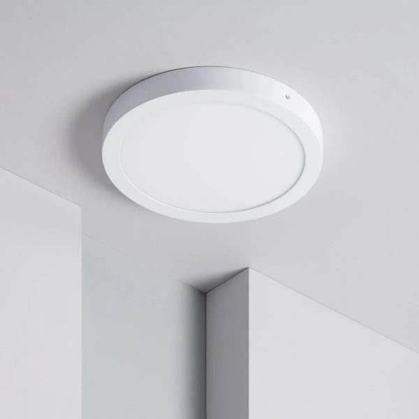 Plafon Luz Led 24w Redondo Sobrepuesto Alto Rendimiento