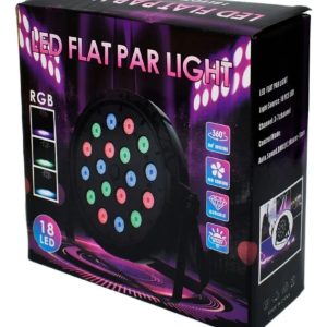 Luz Led Pack X3 Audio Par 18 Led Rítmica Multicolor Fiesta: imagen 4