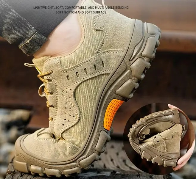 Zapatos Trabajo De Seguridad Cuero Punta De Acero Calidad: imagen 3