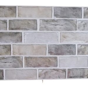 Revestimiento Adhesivos 3d P/ Pared Piedra Gris 30 X30cm