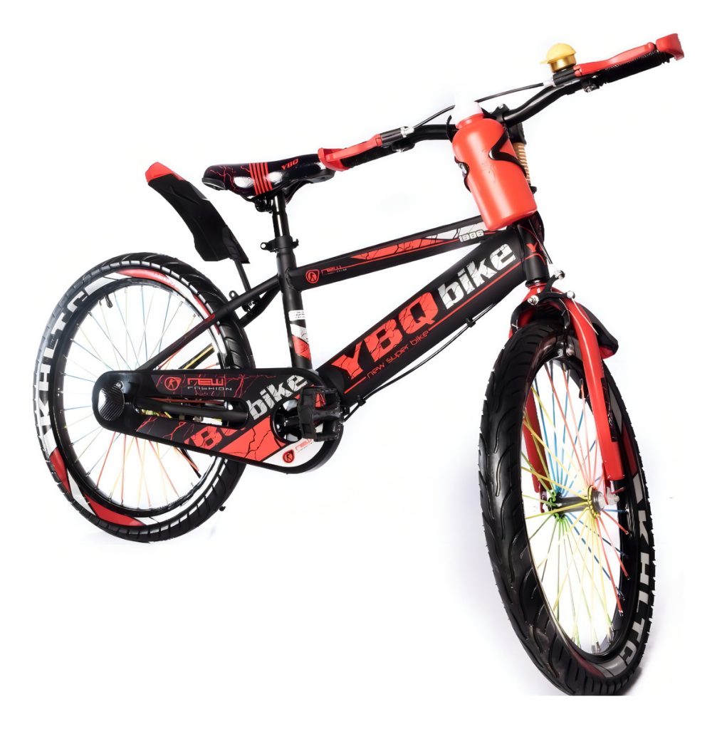 Bicicleta mountain bike infantil Beixil Montaña R20 color negro/rojo/blanco