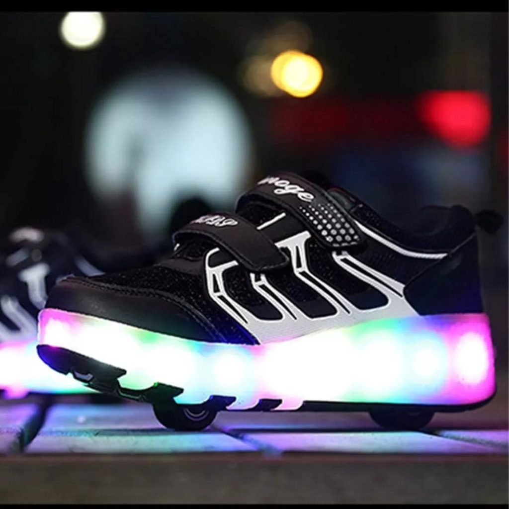 Patines Patín Zapatos Championes Para Niños Con Luces Led