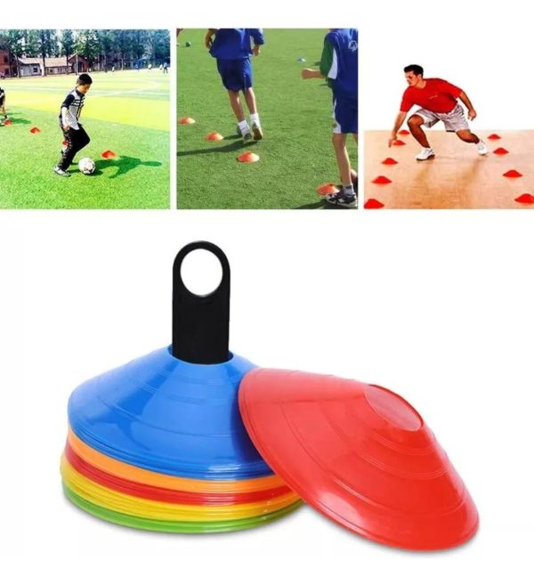 Conos Entrenamiento Tortuga Flexibles X 20 Uds + Soporte