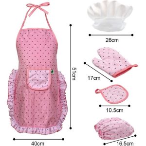 Juego Set Cocina Chef Niños Delantal Con Accesorios: imagen 2
