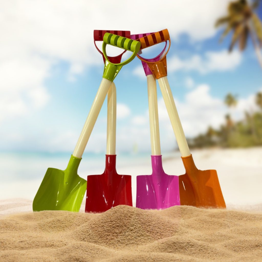 Palas De Plástico Playa Juguete Para Niños Super Coloridas