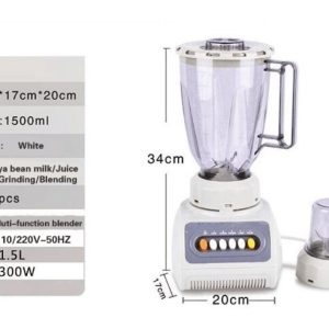 Licuadora Exprimidor 2 En 1 Con Jarra Plástico De 1.5l 220v: imagen 2