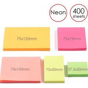 Notas Adhesivas Colores 100 Hojas 75 X 75 Pack X24 Uni Foska: imagen 3