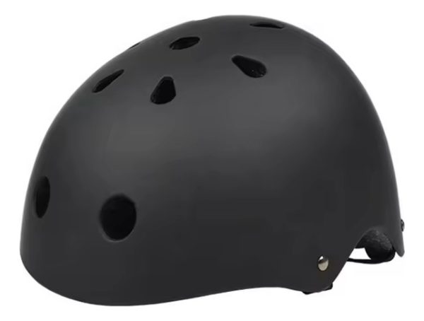 Casco Skate Bicicleta Roller Bmx Urbano Negro Calidad