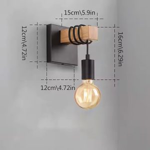 Lámpara Aplique Colgante De Pared Hotel Calidad: imagen 4