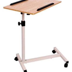 Mesa Auxiliar De Comer Lateral Con Ruedas Notebook Laptop: imagen 3