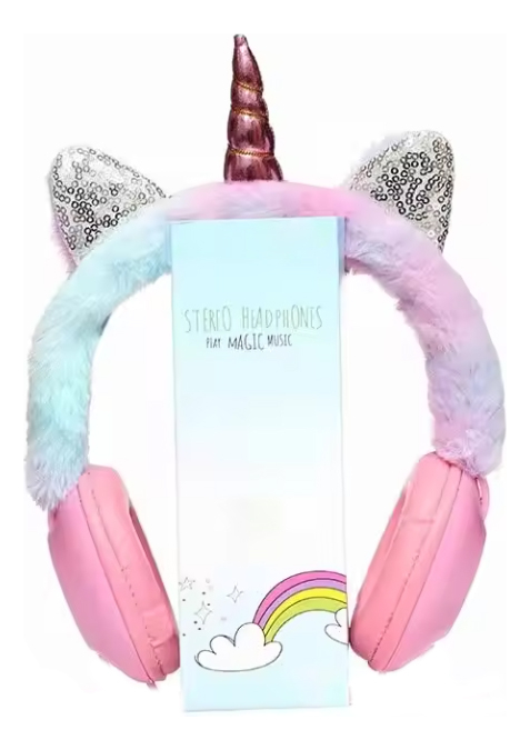Auricular Unicornio Infantil Bluetooth Tablet Pc Mp3 - Imagen 4