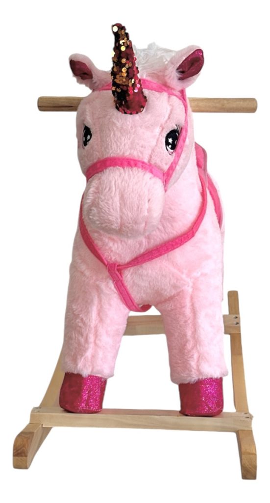 Caballito Unicornio Mecedor Con Movimiento Y Sonido