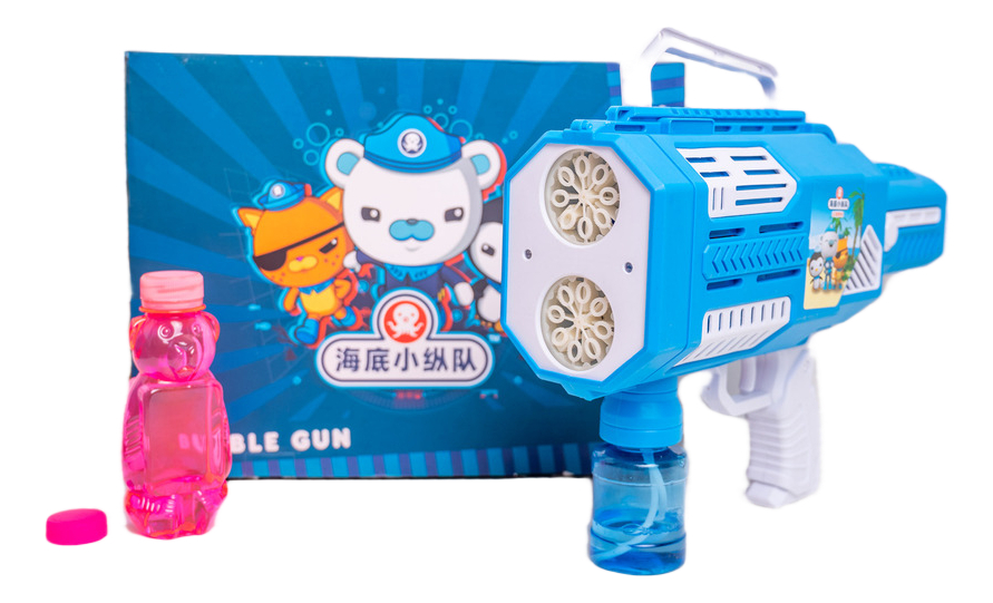 Burbujero Arma Tipo Bazooka Infantil 2 Cañones