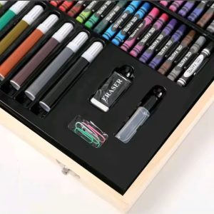 Juego De Arte Madera Estuche Colores 180 Piezas: imagen 4