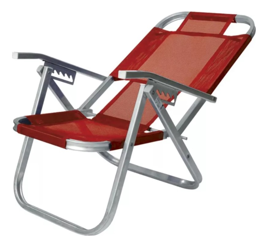 Silla De Playa Reclinable Ipanema Calidad De Aluminio X2 Uni - Imagen 9