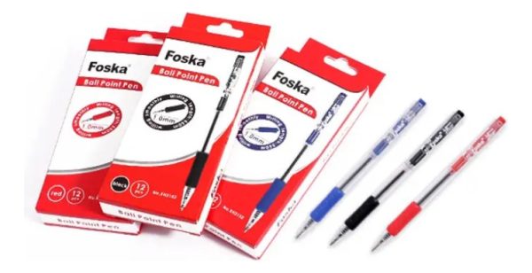 Lapicera Retráctil Foska 1.0 Mm 12 Uni