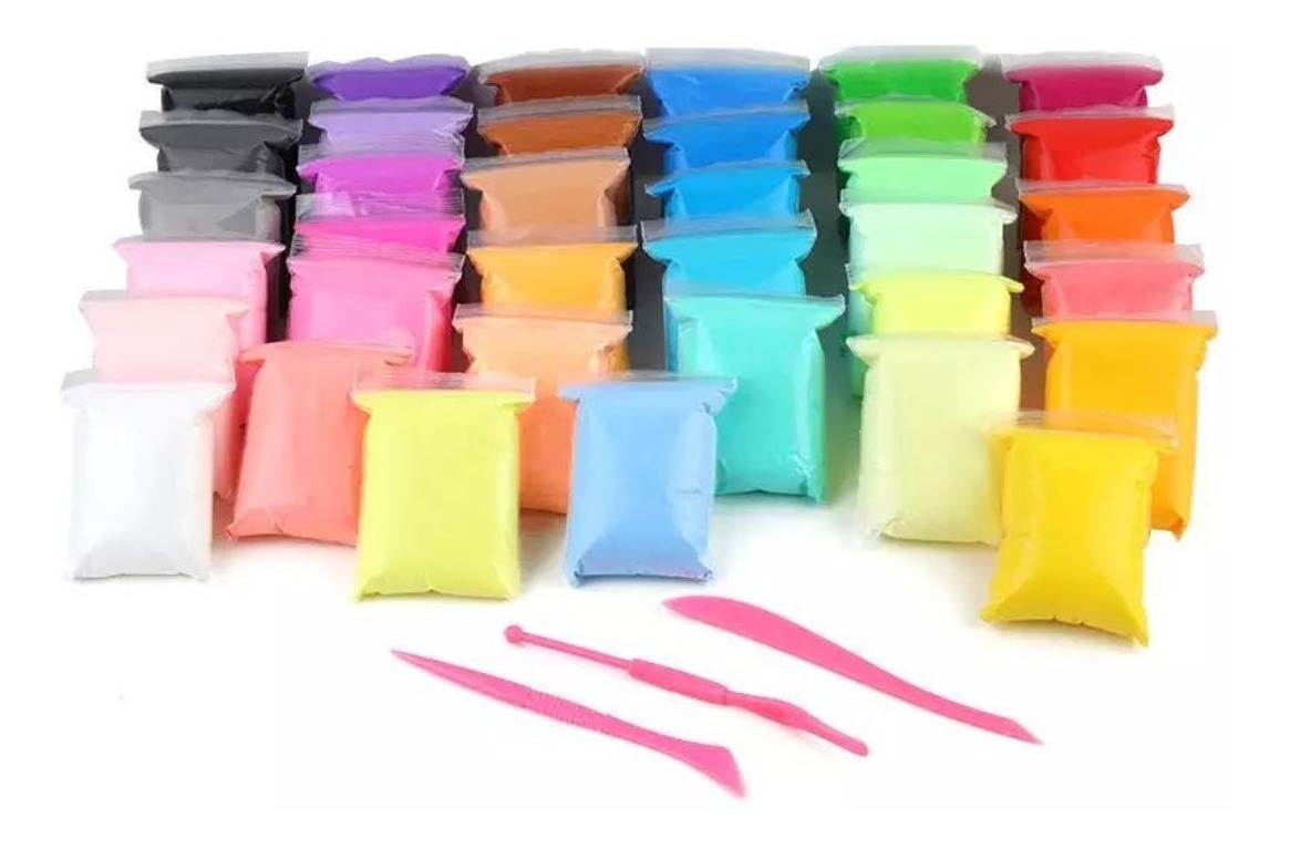 Masa Para Moldear Arcilla Ultraligera Juego Didáctico X 36 - Imagen 2