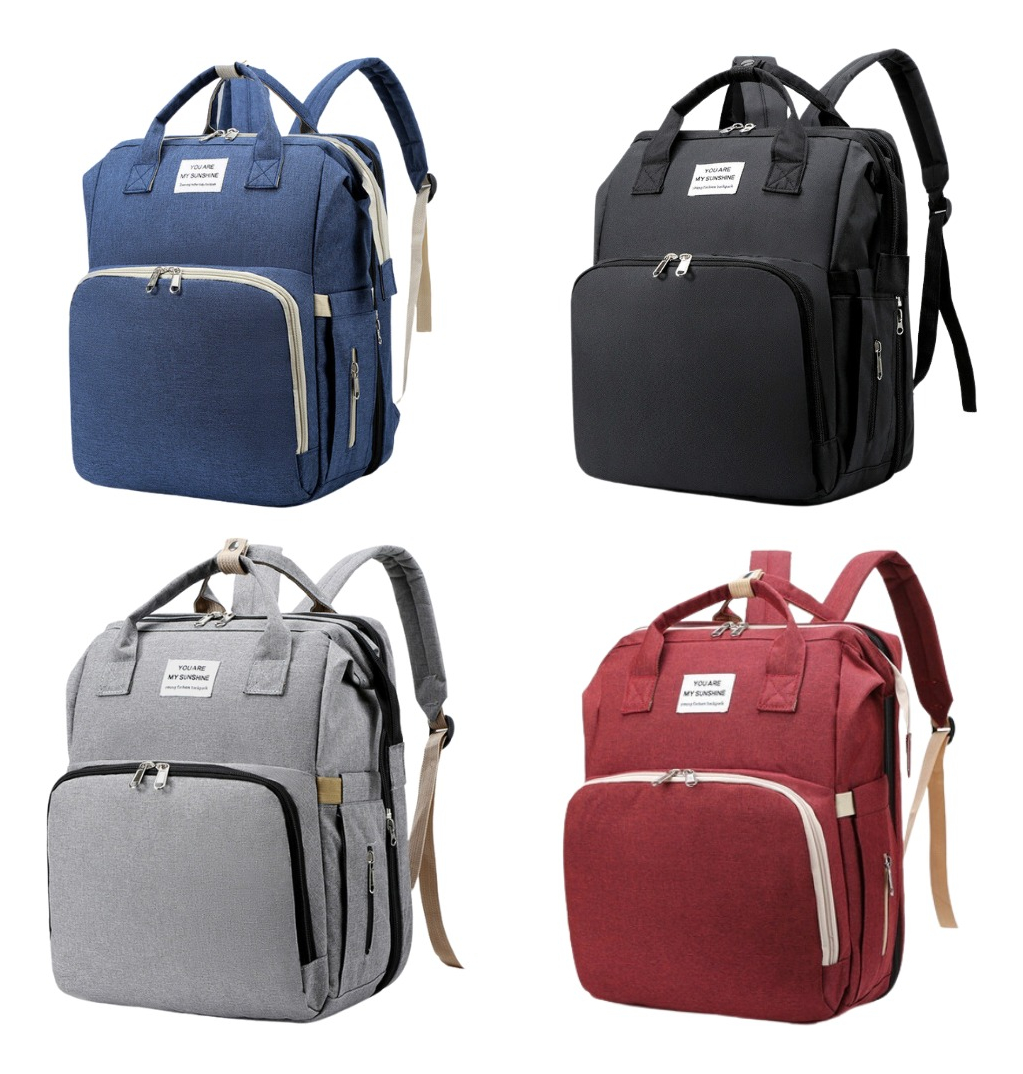 Bolso Maternal Mochila Termico Cama Cuna Portatil