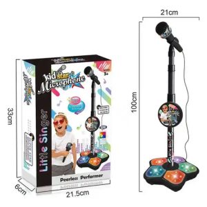 Microfono Karaoke Musical Para Niños Luces Infantil: imagen 14