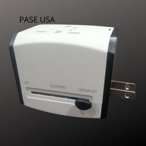 Adaptador Corriente Universal Viaje Europa Usa Aust 3 Usb: imagen 5