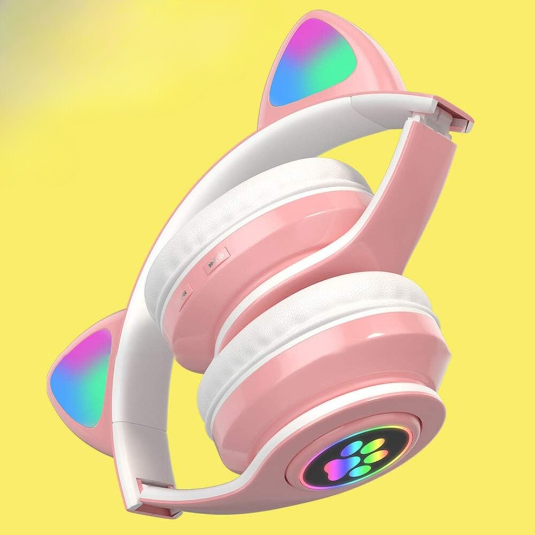 Auriculares Bluetooth Manos Libres Niños Orejas Gatito - Imagen 11