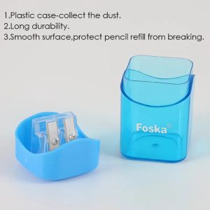 Sacapunta De Plástico Transparente Foska: imagen 9