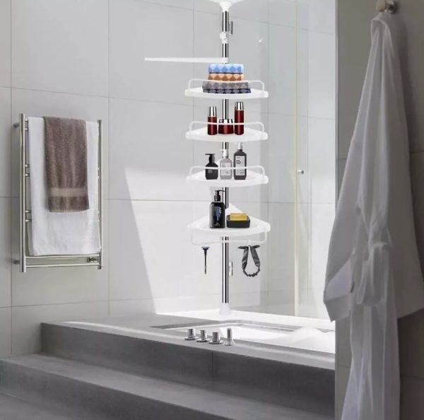 Organizador Esquinero De 4 Niveles Para Ducha - Imagen 2