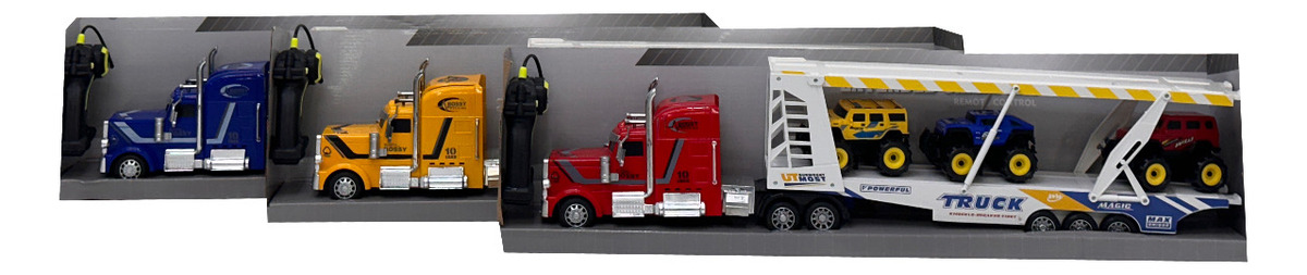 Camion Remolque Autos Infantil C Control Remoto: imagen 2