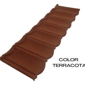 Teja Alero Chapa Gravillada Pergolas Color Terracota Marrón: imagen 6