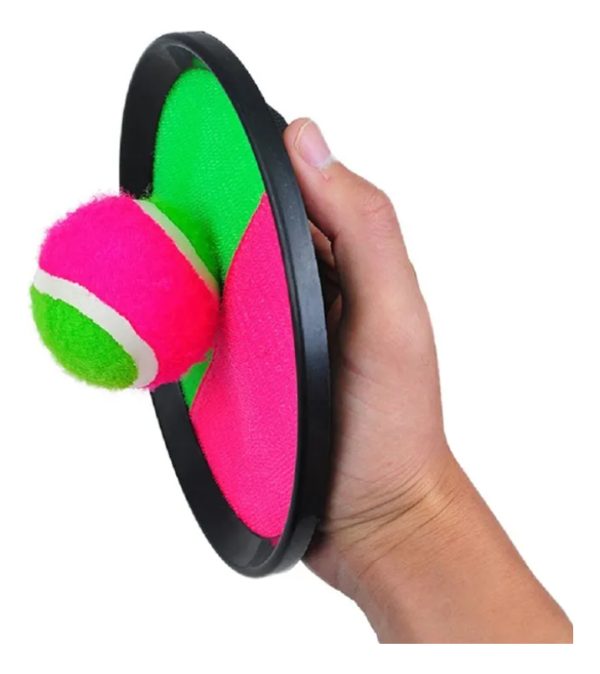 Pelota Con Velcro Atrapar Lanzamiento Al Aire Libre