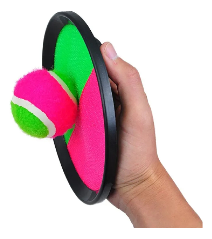 Pelota Con Velcro Atrapar Lanzamiento Al Aire Libre: imagen 3