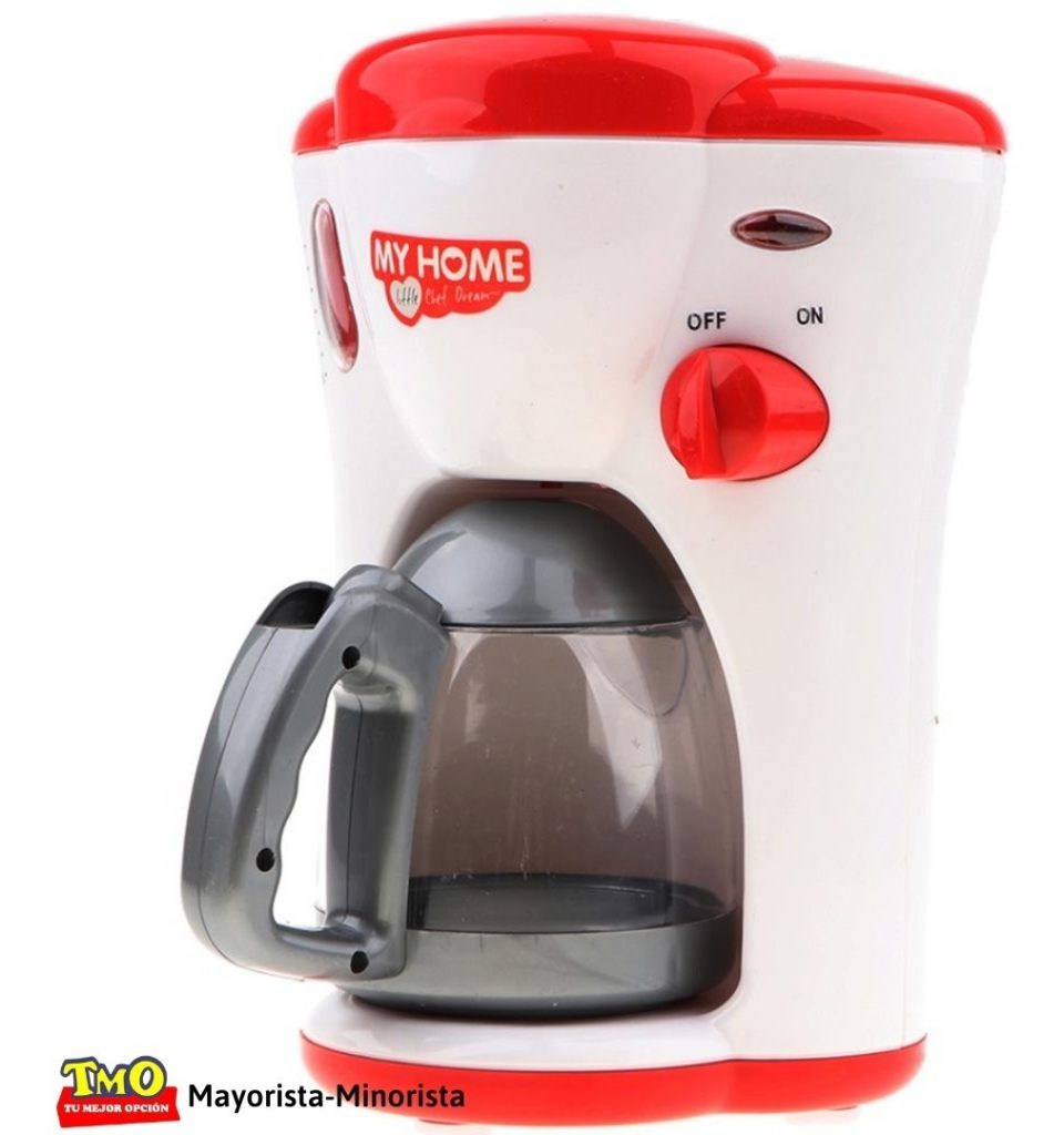 Cafetera De Juguete Utensilios Para Niños Con Luz Y Sonido