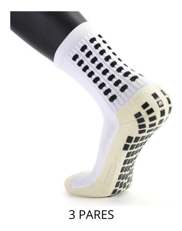 Medias Antideslizantes Futbol Deportivas 3 Pares