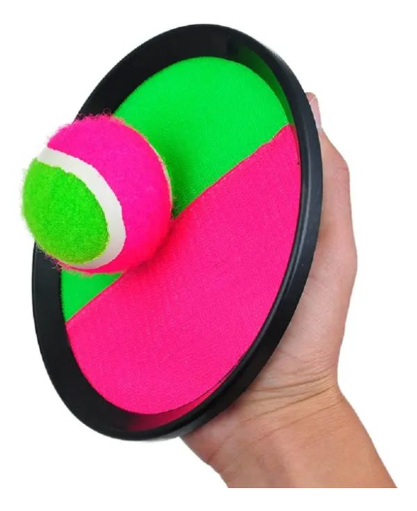 Pelota Con Velcro Atrapar Lanzamiento Al Aire Libre